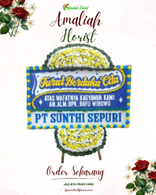 Papan Bunga Duka di Secang