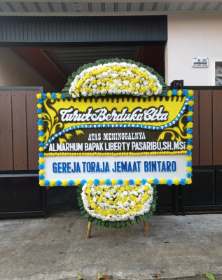 Papan Bunga Duka di Secang